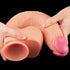 12" Dual Layered Platinum Silicone Cock